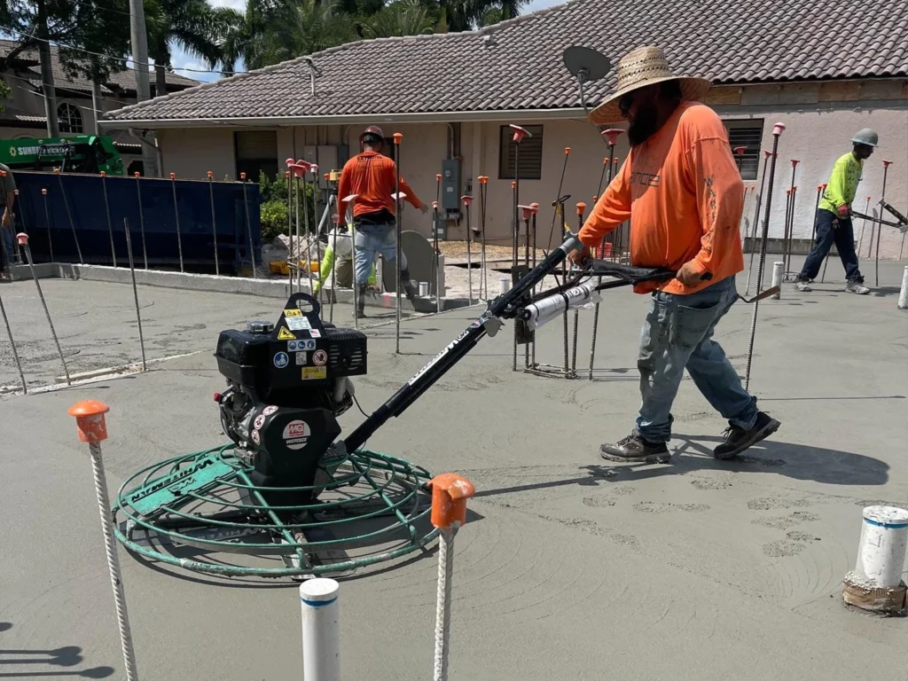 concrete finishing