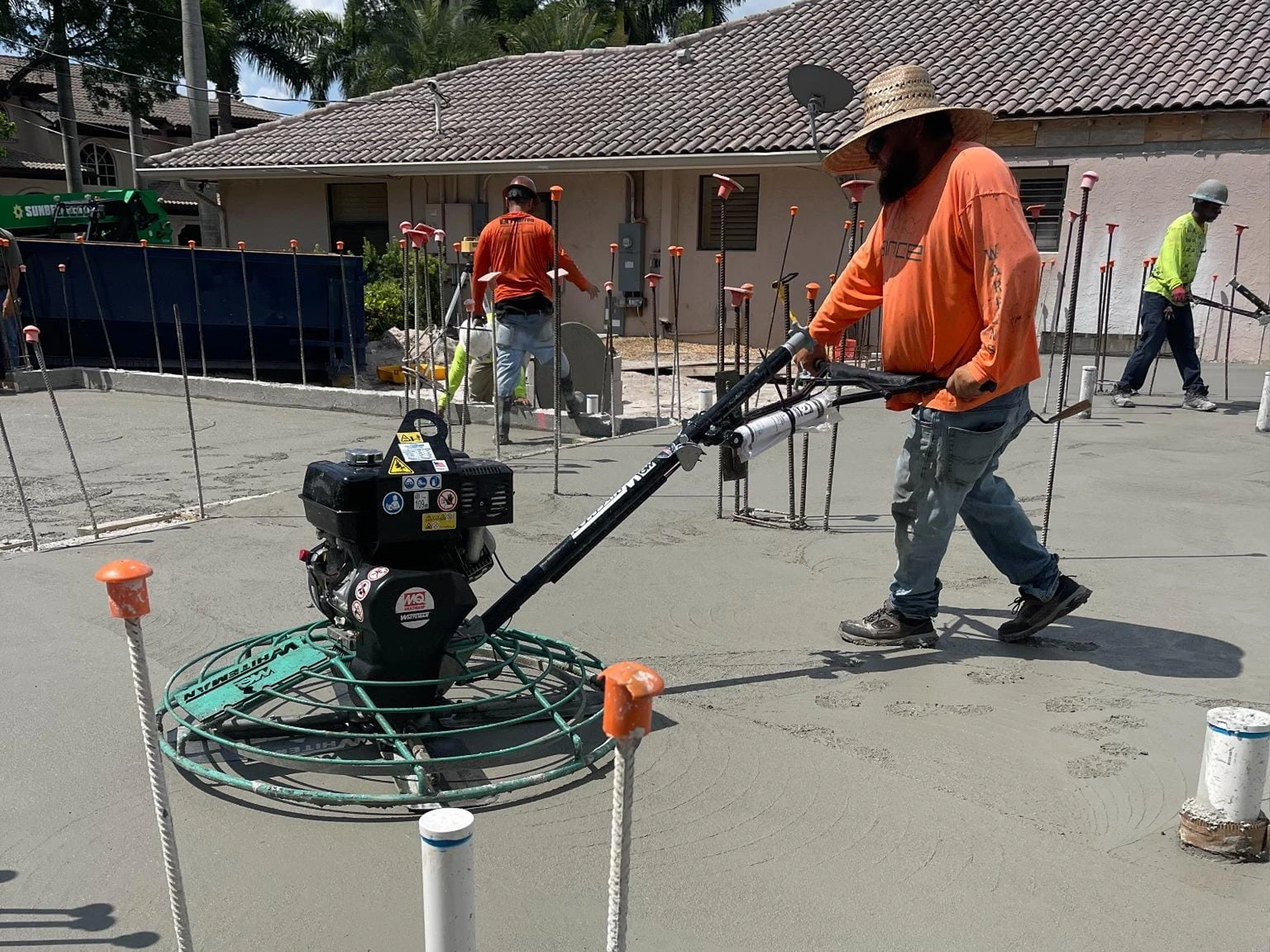 concrete finishing