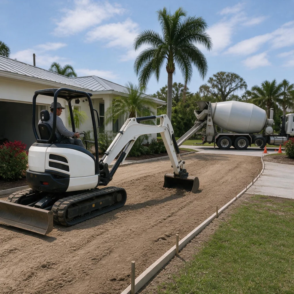 site preparation for concrete broward